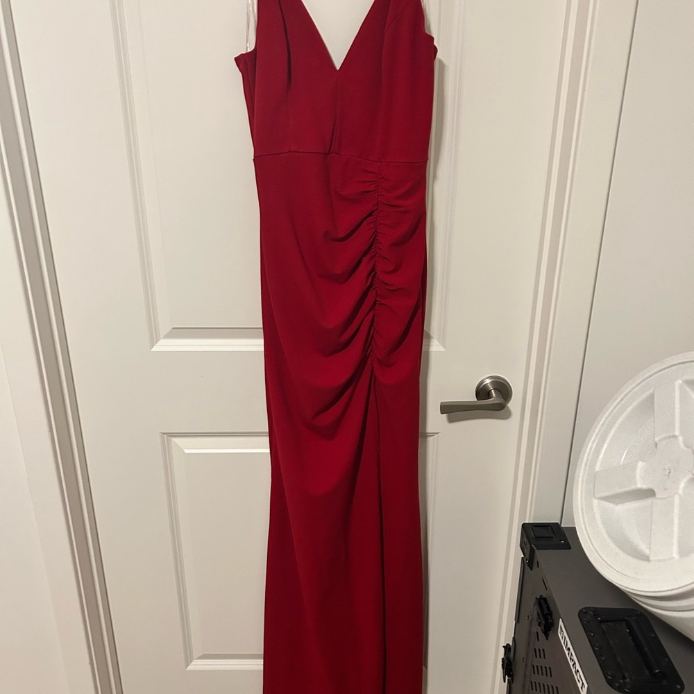 Emerald Sundae Red Maxi Dress